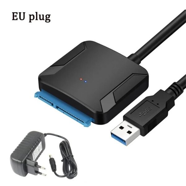 USB 3.0 to SATA Adapter Cable for 3.5/2.5 Inch SSD HDD SATA III Hard Drive Disk Converter