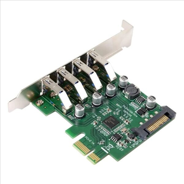 ABT-3X Low Profile 4 Ports PCI-E To USB 3.0 HUB PCI Express Expansion - Image 3
