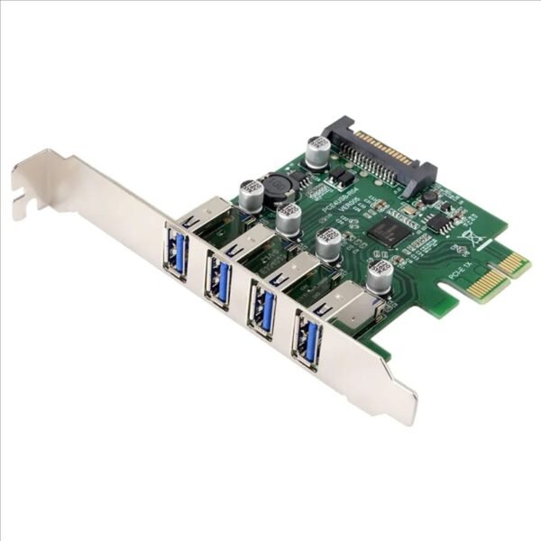ABT-3X Low Profile 4 Ports PCI-E To USB 3.0 HUB PCI Express Expansion - Image 2
