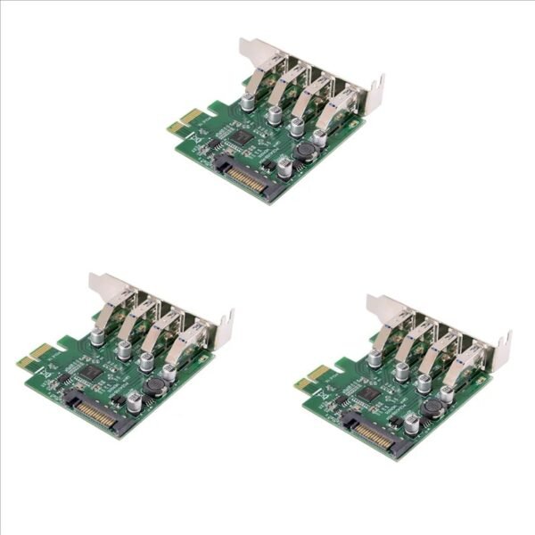 ABT-3X Low Profile 4 Ports PCI-E To USB 3.0 HUB PCI Express Expansion